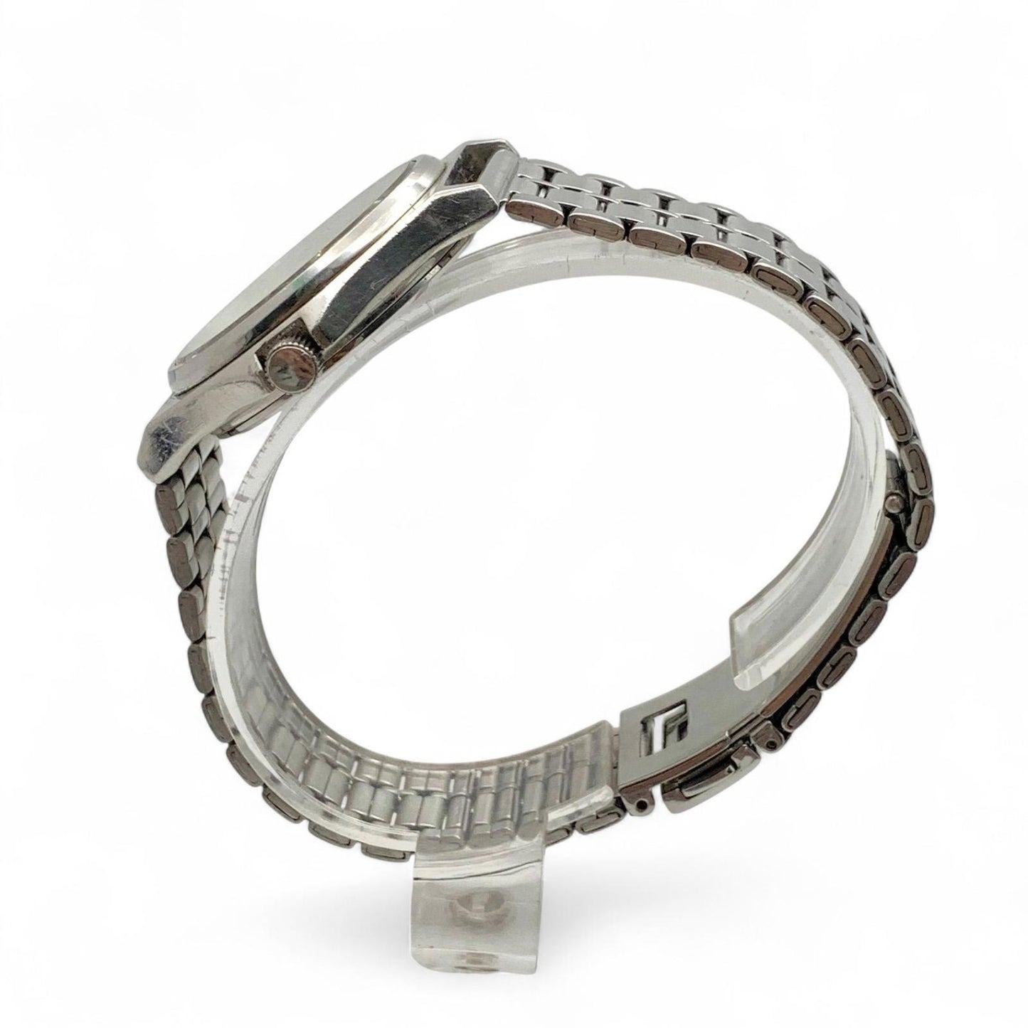 Seiko - Stainless Steel Men's Wristwatch with Day and Date