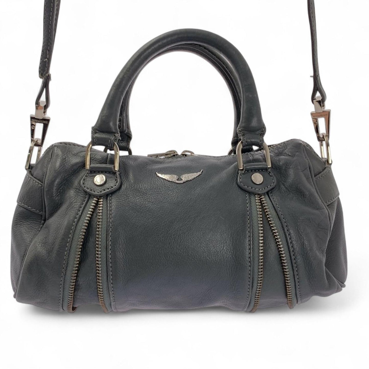 Zadig & Voltaire - Women's Leather Handbag with Adjustable Strap