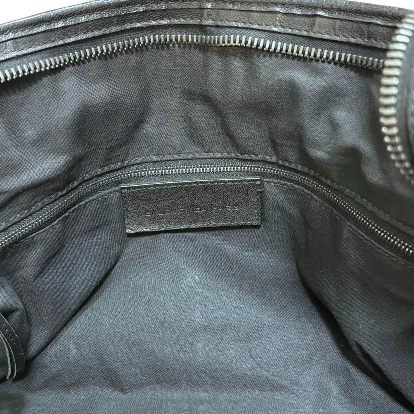 Balenciaga - Black Leather Handbag