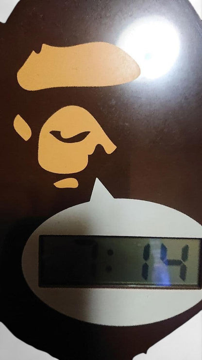 BAPE - Digital Clock Ape Head Design