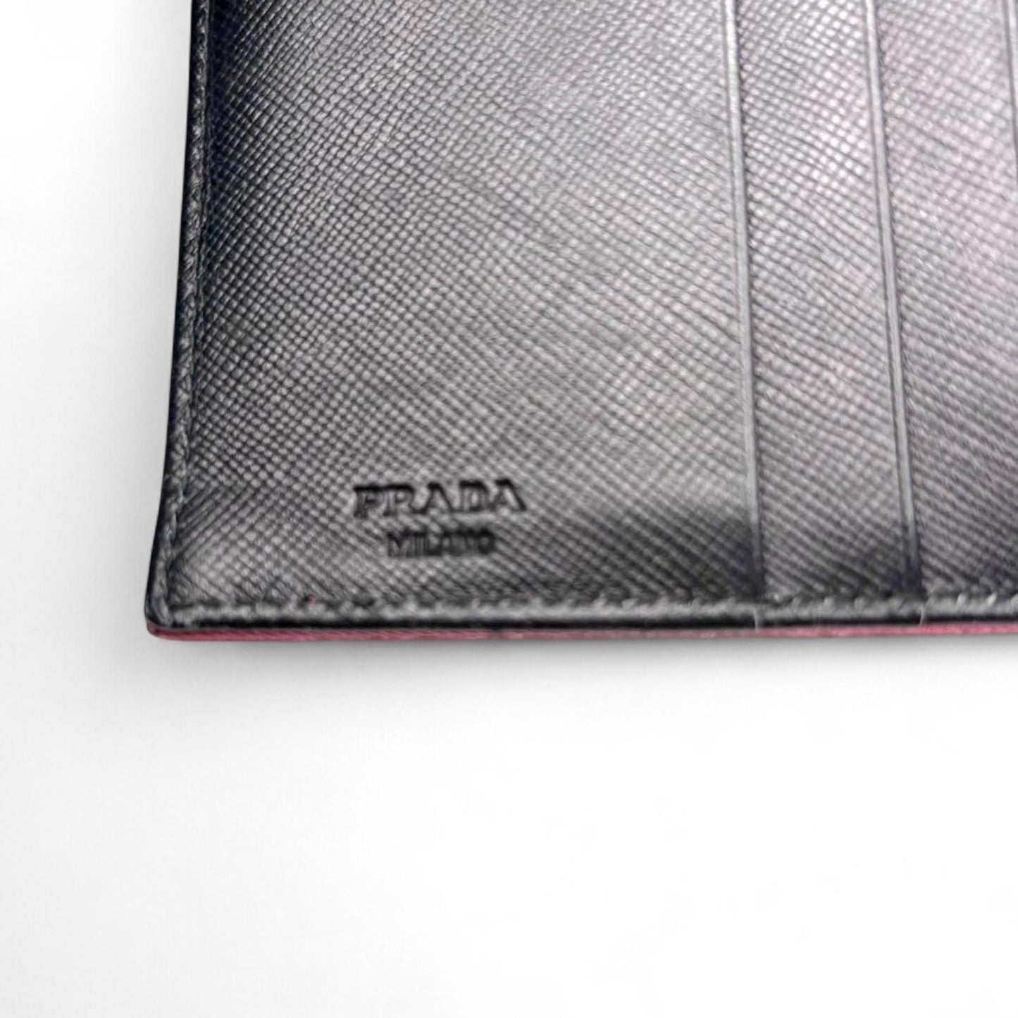 Prada - Pink Women's Wallet Triangle Logo