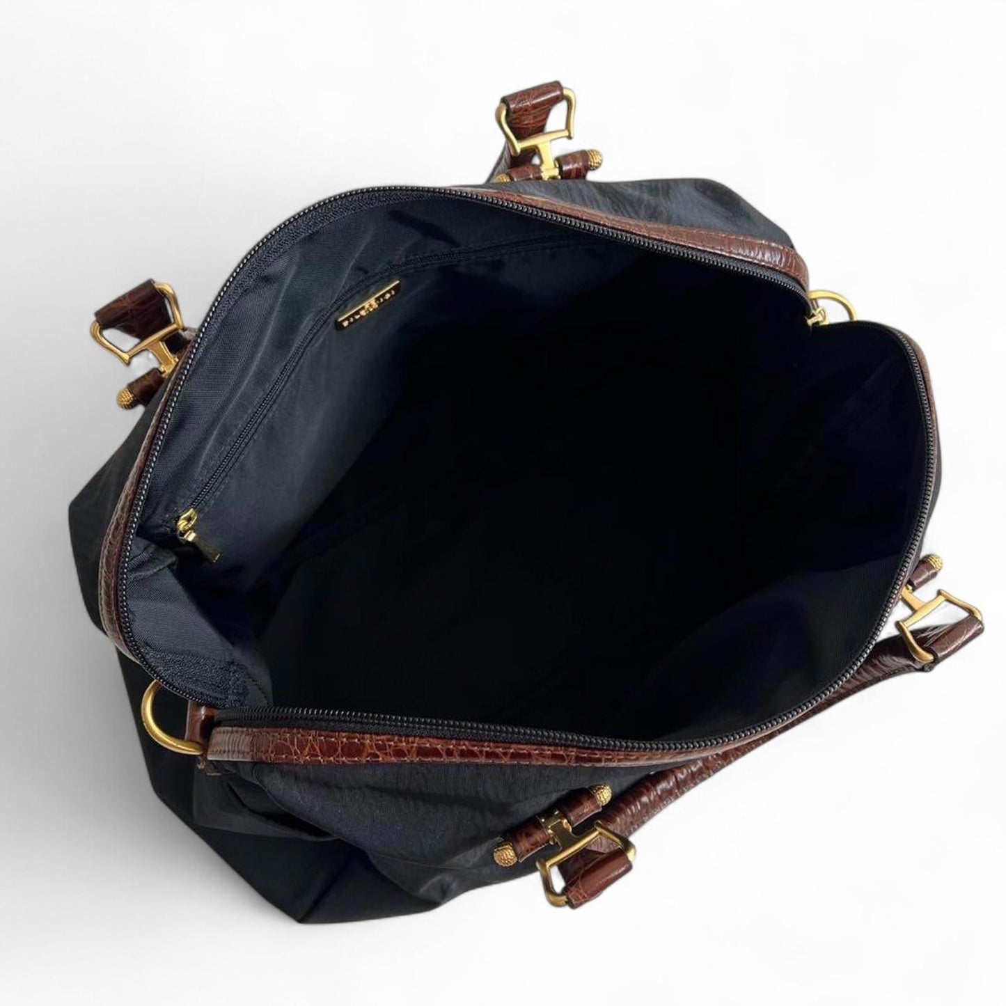 Balenciaga - BB Croco Mini Boston Handbag