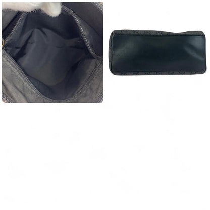 Gucci - Black Monogram Canvas Shoulder Bag