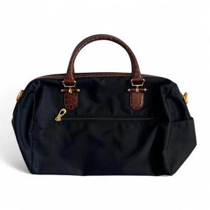 Balenciaga - BB Croco Mini Boston Handbag