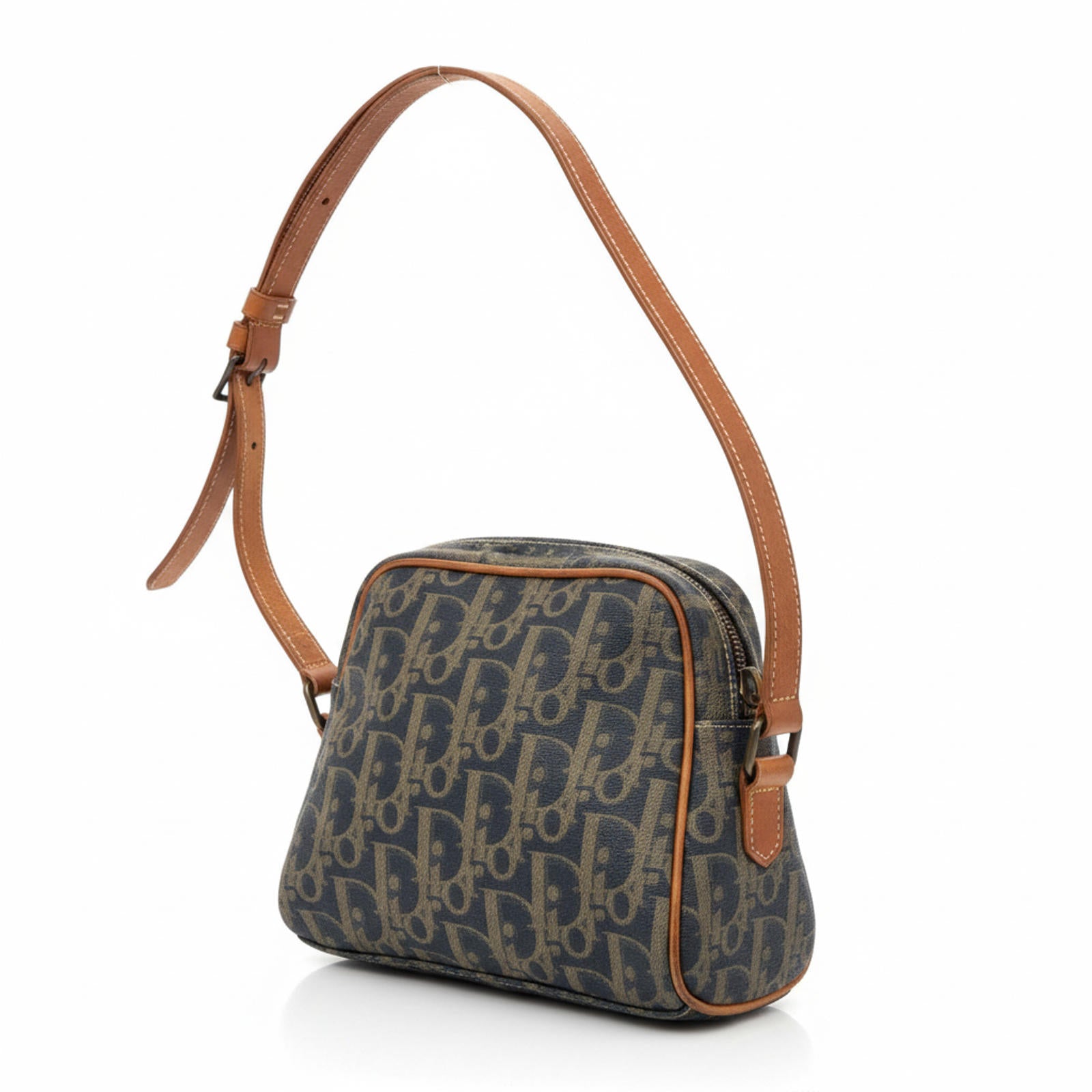 Dior - Vintage Monogram Canvas Shoulder Bag