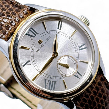 Maurice Lacroix - Classic Brown Leather Strap Watch