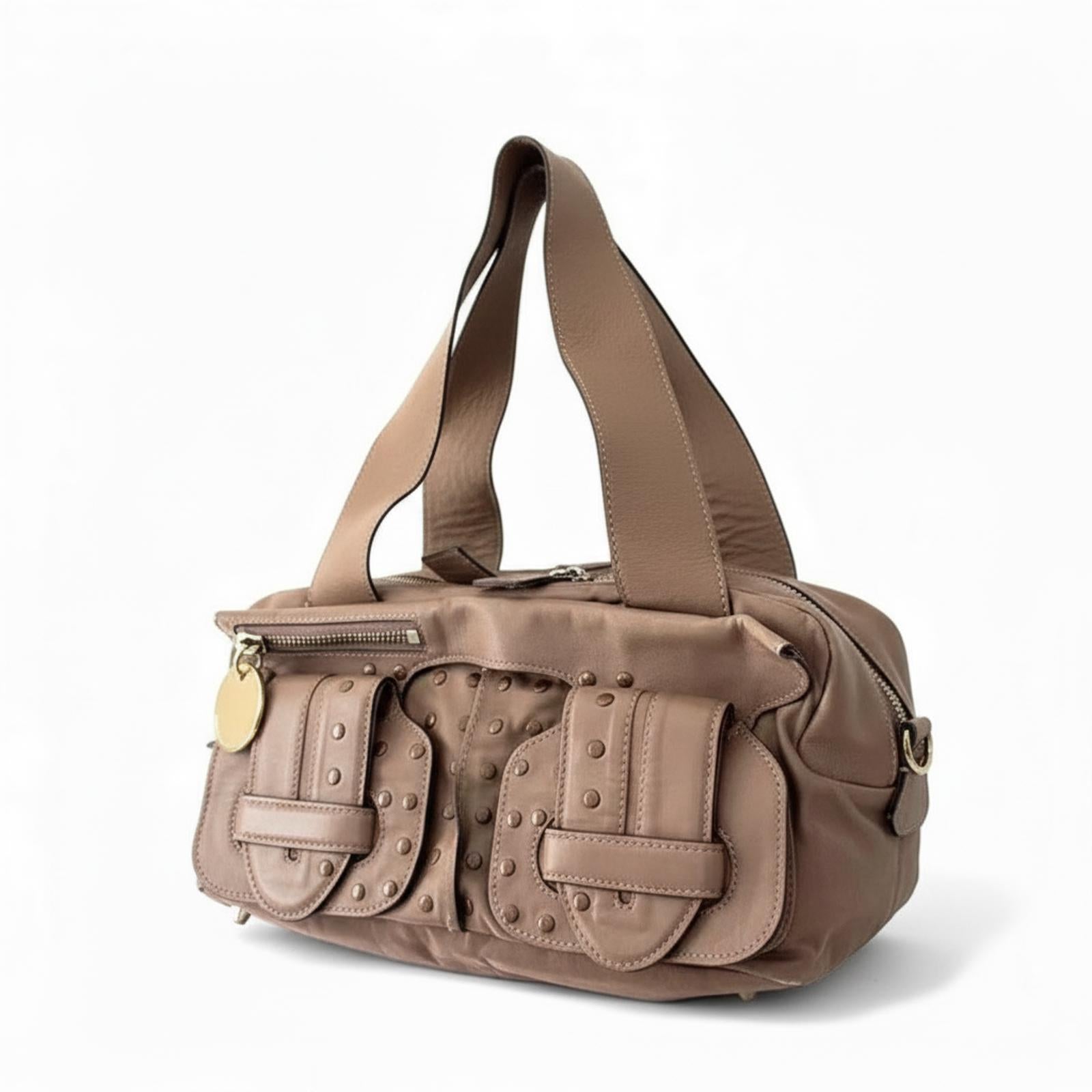 Chloé - Handbag Studded Pocket Flaps