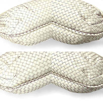 Bottega Veneta - Intrecciato White Leather Hobo Bag