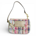 Coach - Multicoloured Plaid Mini Bag with Gold-tone Hardware