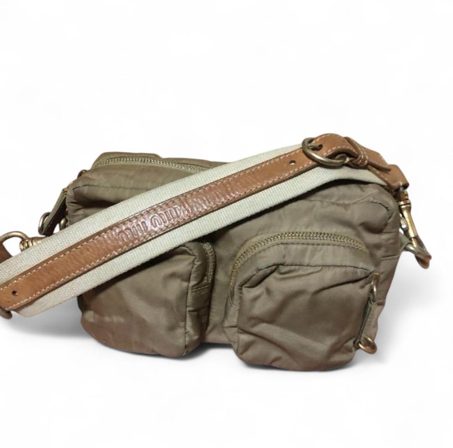 Miu Miu - Women's Shoulder Bag with Multiple Pockets