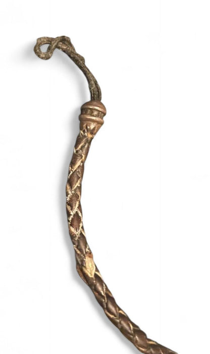 Chrome Hearts - Leather Bracelet with Dagger Charm