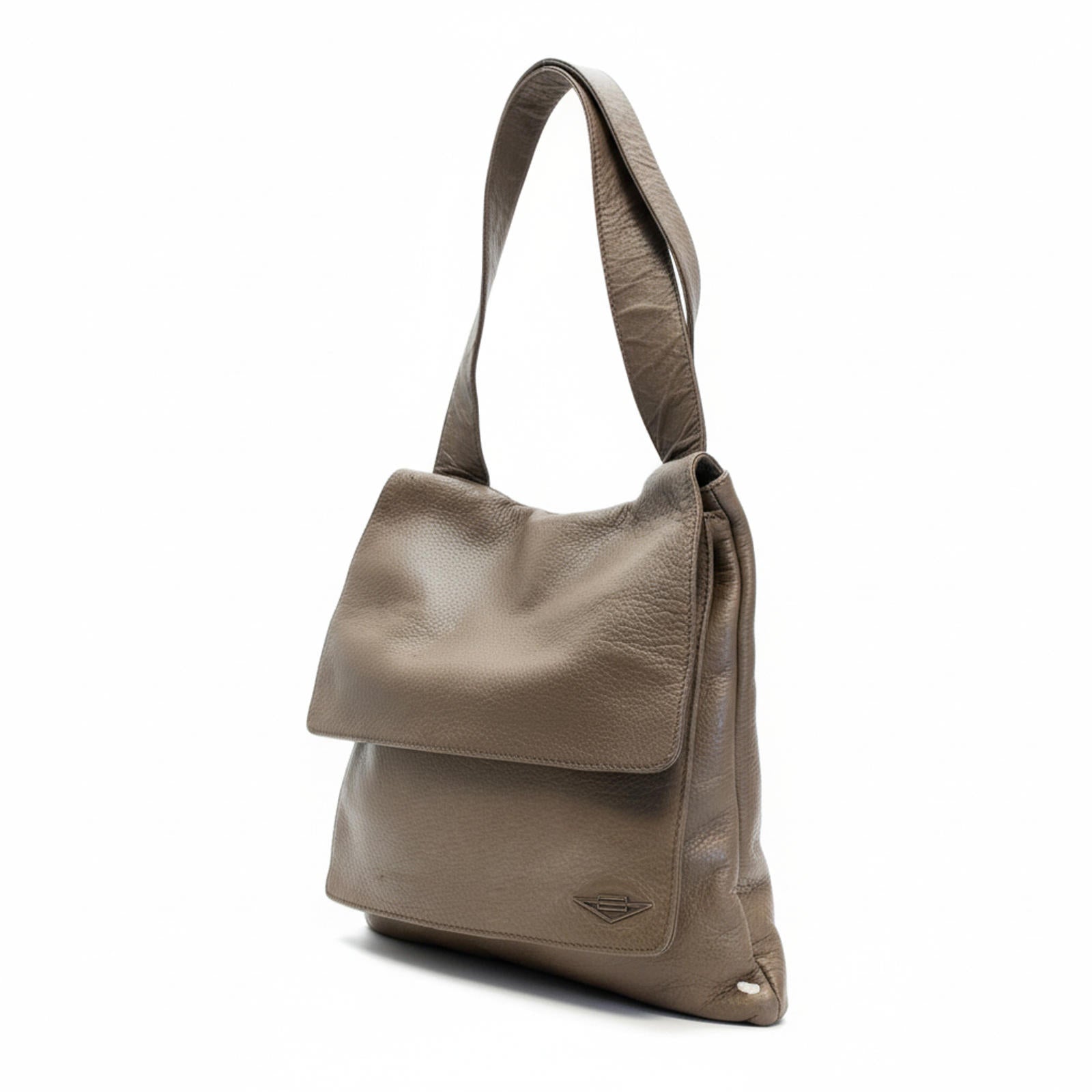 Bottega Veneta - Taupe Leather Shoulder Bag